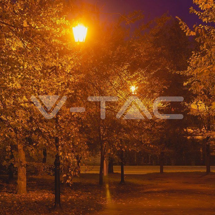 V-Tac, Градиснки Лампа 1ХE27 1365мм Черен IP44