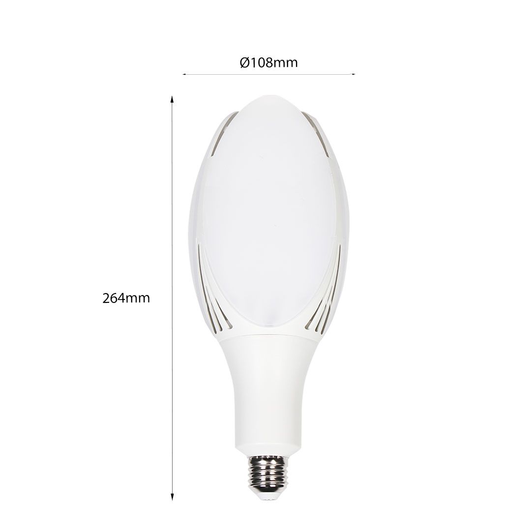 E27 40W, LED ЛАМПА BULB 4000K, 2R