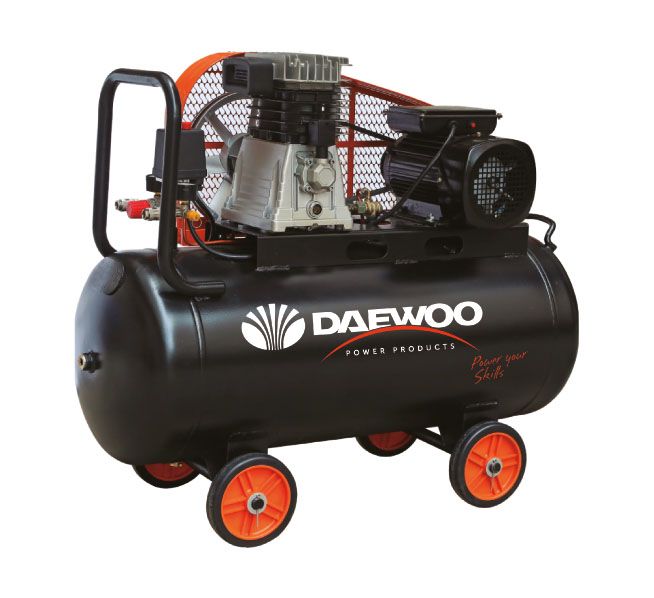 DAAC100C, Компресор бутален 100 литра ремъчен, DAEWOO